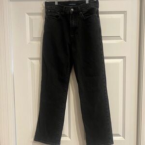 Aeropostale Black Straight-Leg Jeans